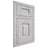Shiloh Cabinetry Flush Inset Hamlin Walnut Plain Cut Stratus Door