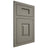 Shiloh Cabinetry Flush Inset Hamlin Walnut Plain Cut Thyme Door