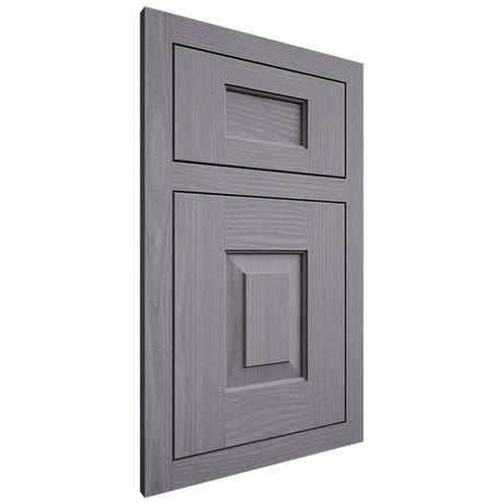 Shiloh Cabinetry Flush Inset Hamlin White Oak Plain Cut Cadet Door