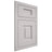 Shiloh Cabinetry Flush Inset Hamlin White Oak Plain Cut Cotton Door