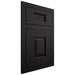 Shiloh Cabinetry Flush Inset Hamlin White Oak Plain Cut Espresso Door