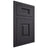 Shiloh Cabinetry Flush Inset Hamlin White Oak Plain Cut Harbor Door
