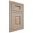 Shiloh Cabinetry Flush Inset Hamlin White Oak Plain Cut Straw Door