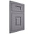 Shiloh Cabinetry Flush Inset Hamlin White Oak Quarter Sawn Cadet Door