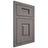 Shiloh Cabinetry Flush Inset Hamlin White Oak Quarter Sawn Flagstone Door