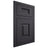 Shiloh Cabinetry Flush Inset Hamlin White Oak Quarter Sawn Harbor Door