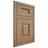 Shiloh Cabinetry Flush Inset Hamlin White Oak Quarter Sawn Natural Door