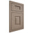 Shiloh Cabinetry Flush Inset Hamlin White Oak Rift Cut Almond Door