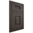 Shiloh Cabinetry Flush Inset Hamlin White Oak Rift Cut Creekside Door