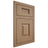 Shiloh Cabinetry Flush Inset Hamlin White Oak Rift Cut Natural Door