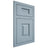 Shiloh Cabinetry Flush Inset Hamlin White Oak Rift Cut Sky Door