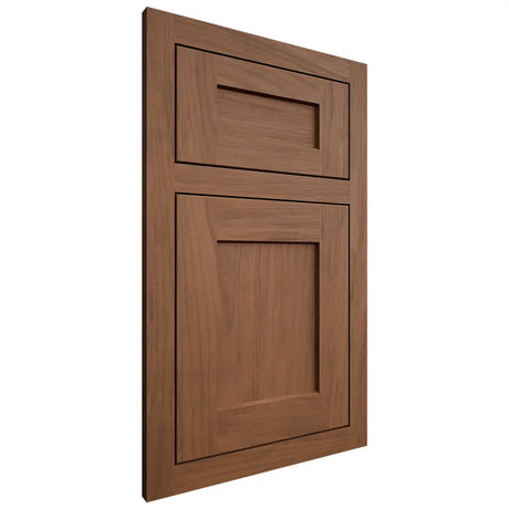 Shiloh Cabinetry Flush Inset Hanover Alder Plain Cut Cola Door