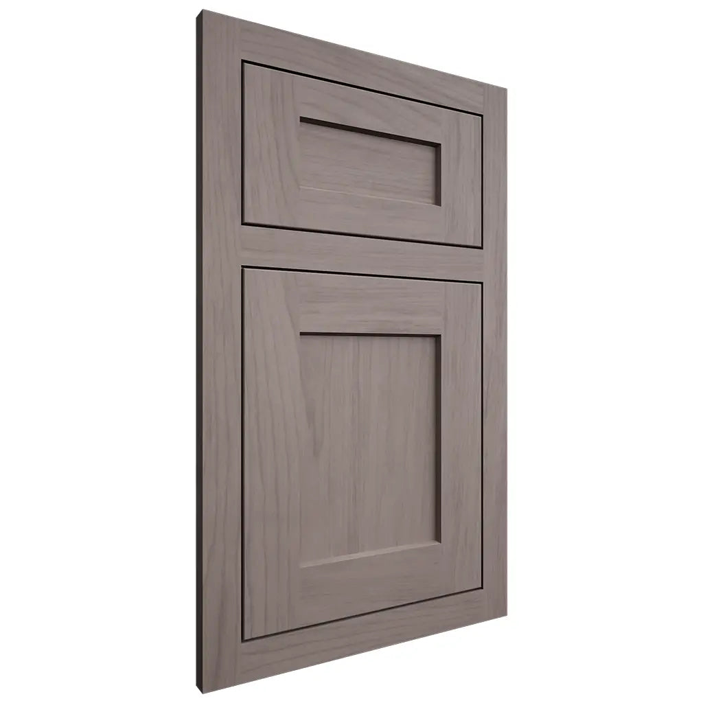 Shiloh Cabinetry Flush Inset Hanover Alder Plain Cut Stonehenge Door
