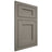 Shiloh Cabinetry Flush Inset Hanover Alder Plain Cut Thyme Door