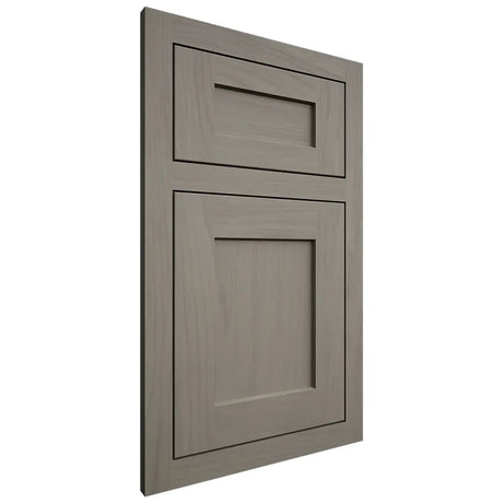 Shiloh Cabinetry Flush Inset Hanover Alder Plain Cut Thyme Door