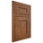 Shiloh Cabinetry Flush Inset Hanover Cherry Plain Cut Carob Door