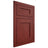 Shiloh Cabinetry Flush Inset Hanover Cherry Plain Cut Red Door