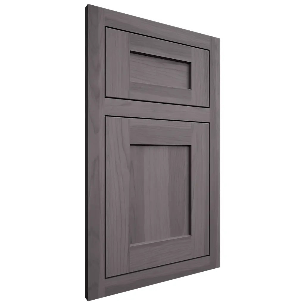 Shiloh Cabinetry Flush Inset Hanover Hickory Plain Cut Cadet Door