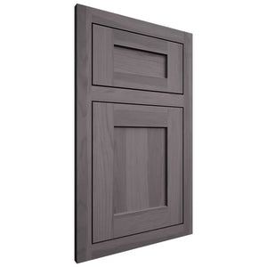 Shiloh Cabinetry Flush Inset Hanover Hickory Plain Cut Cadet Door