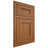 Shiloh Cabinetry Flush Inset Hanover Hickory Plain Cut Chestnut Door