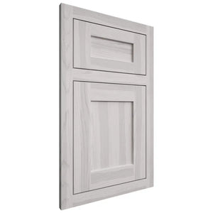Shiloh Cabinetry Flush Inset Hanover Hickory Plain Cut Cotton Door