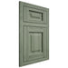 Shiloh Cabinetry Flush Inset Hanover Hickory Plain Cut Moss Door