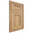 Shiloh Cabinetry Flush Inset Hanover Hickory Plain Cut Natural Door