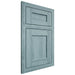 Shiloh Cabinetry Flush Inset Hanover Hickory Plain Cut Sky Door