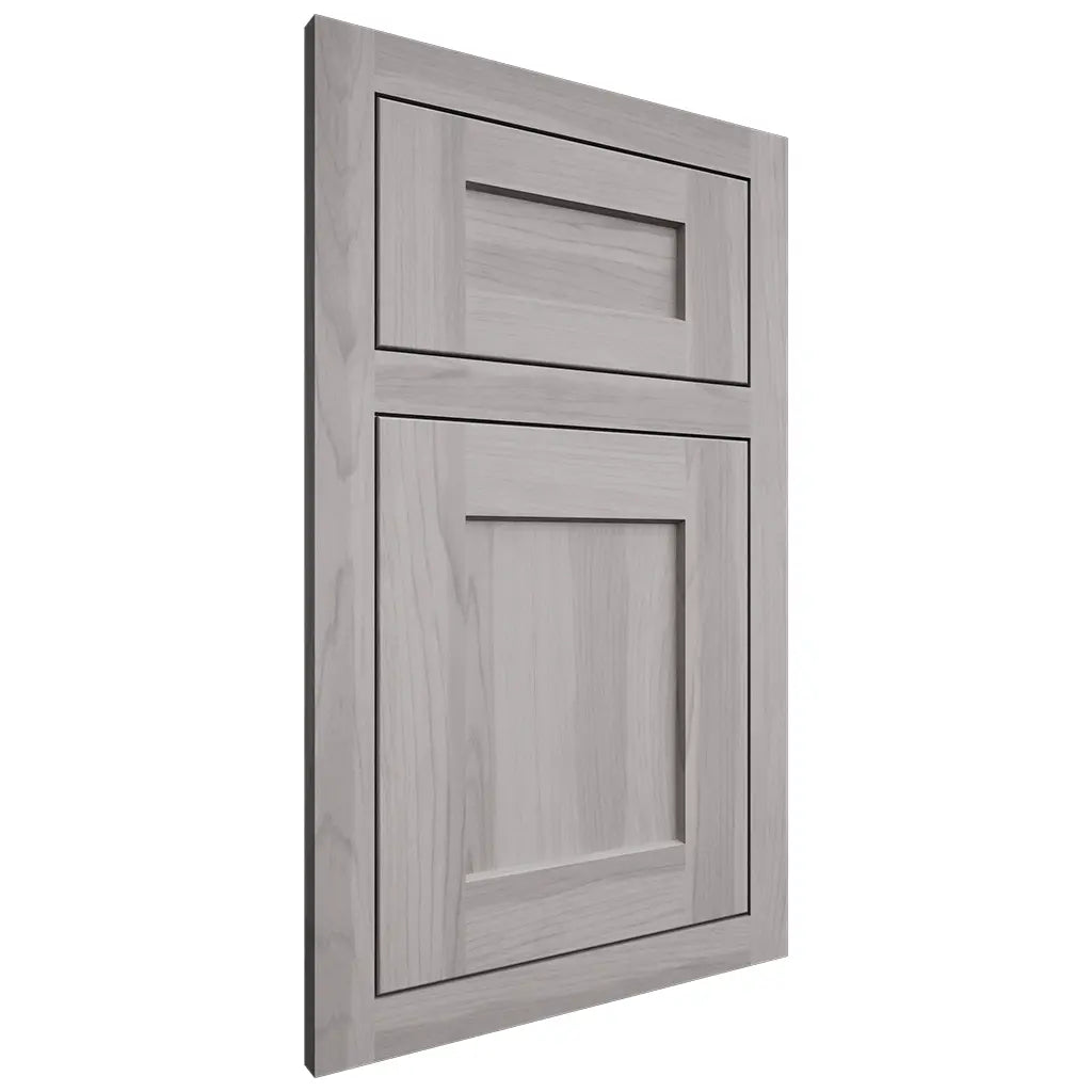 Shiloh Cabinetry Flush Inset Hanover Hickory Plain Cut Stratus Door