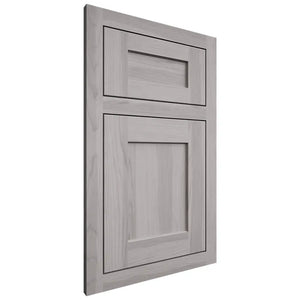 Shiloh Cabinetry Flush Inset Hanover Hickory Plain Cut Stratus Door