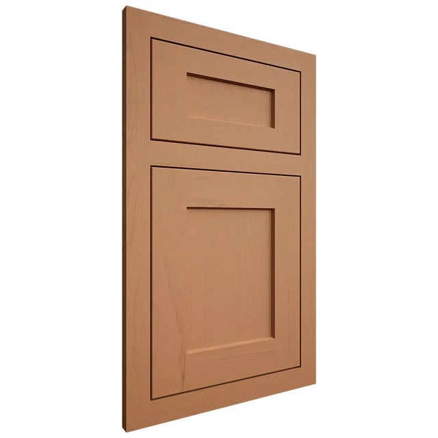 Shiloh Cabinetry Flush Inset Hanover Maple Plain Cut Cashmere Door