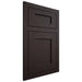 Shiloh Cabinetry Flush Inset Hanover Maple Plain Cut Espresso Door