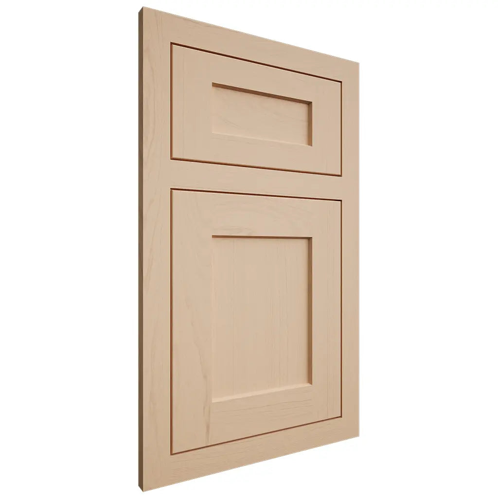 Shiloh Cabinetry Flush Inset Hanover Maple Plain Cut Natural Door