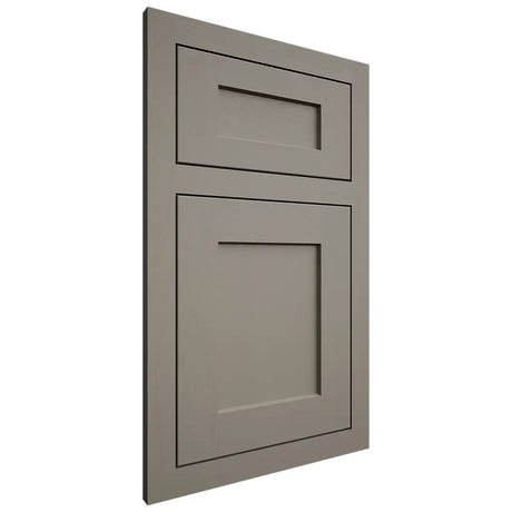Shiloh Cabinetry Flush Inset Hanover Maple Plain Cut Thyme Door