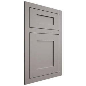 Shiloh Cabinetry Flush Inset Hanover Paintable Dovetail Gray Door