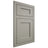 Shiloh Cabinetry Flush Inset Hanover Paintable Evergreen Fog Door