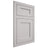 Shiloh Cabinetry Flush Inset Hanover Paintable Mindful Gray Door