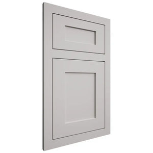 Shiloh Cabinetry Flush Inset Hanover Paintable Mindful Gray Door