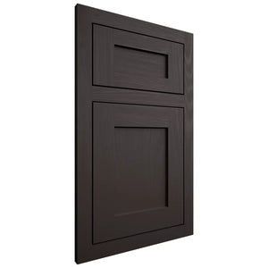 Shiloh Cabinetry Flush Inset Hanover Poplar Plain Cut Carbon Door