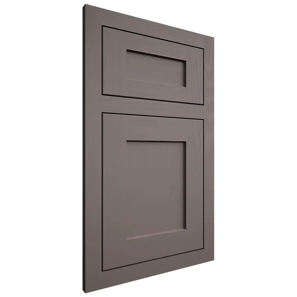 Shiloh Cabinetry Flush Inset Hanover Poplar Plain Cut Heatherstone Door