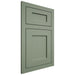 Shiloh Cabinetry Flush Inset Hanover Poplar Plain Cut Moss Door