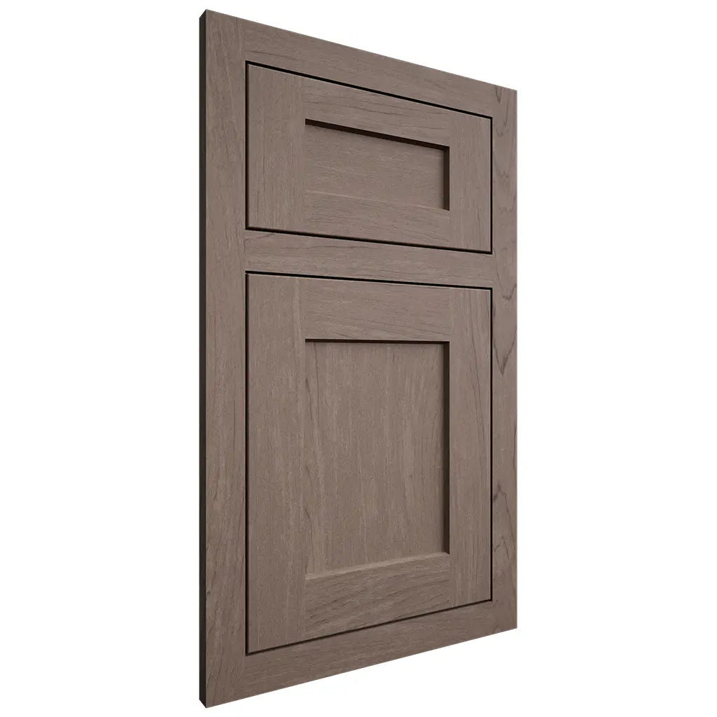 Shiloh Cabinetry Flush Inset Hanover Poplar Plain Cut River Rock Door