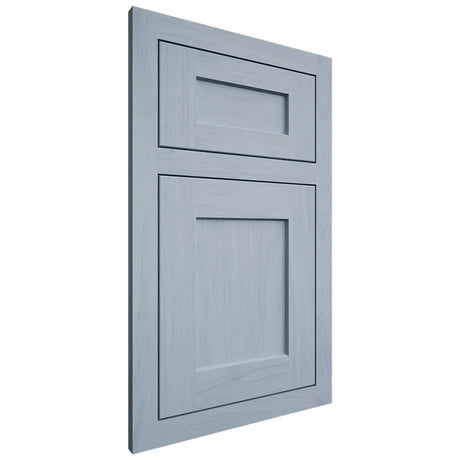 Shiloh Cabinetry Flush Inset Hanover Poplar Plain Cut Sky Door