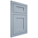 Shiloh Cabinetry Flush Inset Hanover Poplar Plain Cut Sky Door