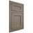Shiloh Cabinetry Flush Inset Hanover Poplar Plain Cut Sterling Door