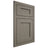 Shiloh Cabinetry Flush Inset Hanover Poplar Plain Cut Thyme Door