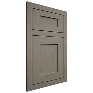 Shiloh Cabinetry Flush Inset Hanover Poplar Plain Cut Thyme Door
