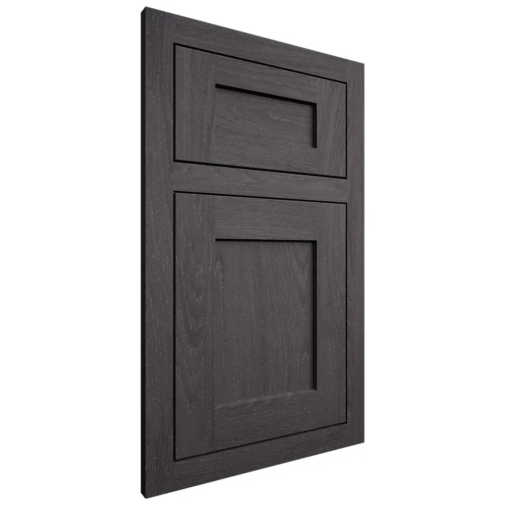Shiloh Cabinetry Flush Inset Hanover Red Oak Plain Cut Harbor Door