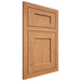 Shiloh Cabinetry Flush Inset Hanover Red Oak Plain Cut Medium Door