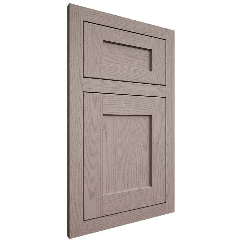 Shiloh Cabinetry Flush Inset Hanover Red Oak Plain Cut Sterling Door